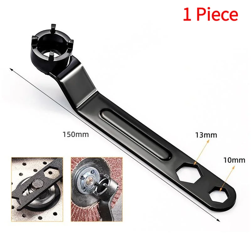 Multifunction Wrench Angle Grinder Four Claw Thickened Disassembly Wrench Adjustment Tool For Grinding Wheel Machine Accessories