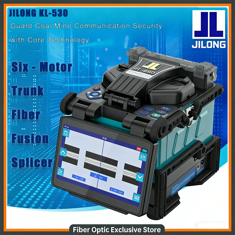 KL-960 Fiber Fusion Splicer 5.0-Inch Touch Screen 6S Fast Fusion 7800mAh Large Capacity Battery Fiber Fusion Splicing Tool kit