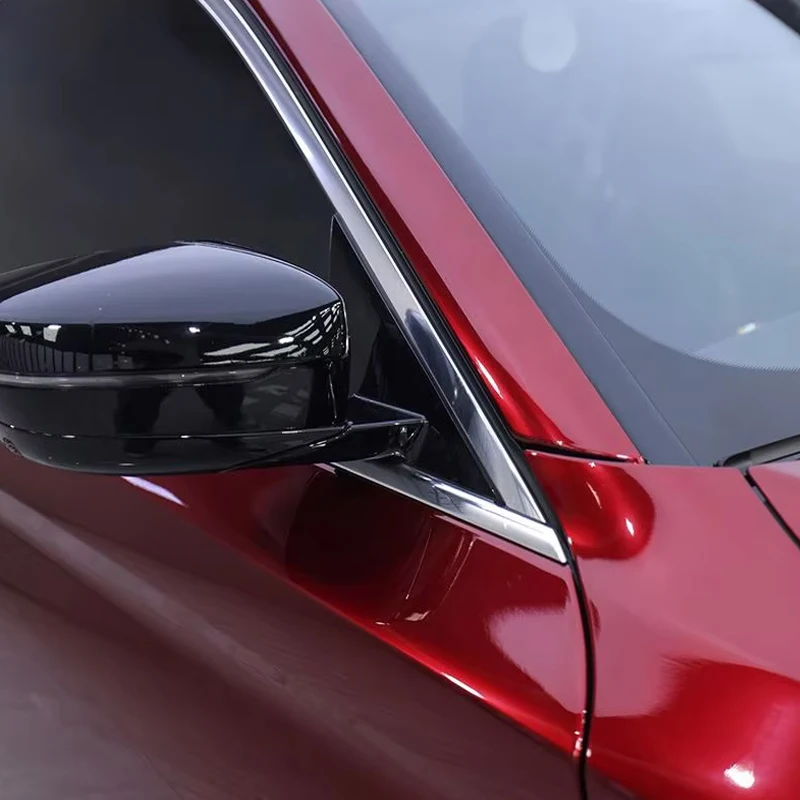 Glossy Color Dragon Blood Red Car Color Changing Film Liquid Metal Series Color PET Decorative Film PPF Paint Protection Film