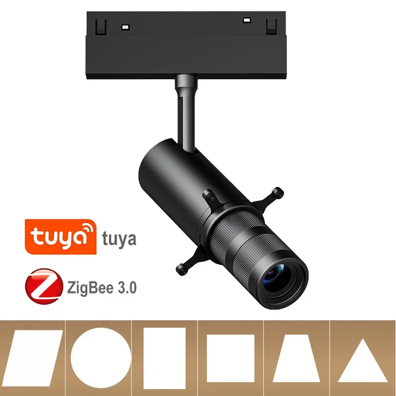 Zigbee Tuya Smart Shapeable Magnetic Track Light CCT Dimmable Projection Lamp 2MQTT Home Assistant