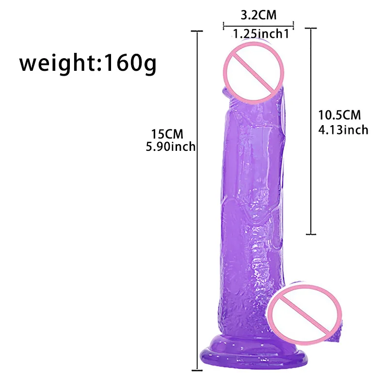 15.5/18.5/20/22 cm คริสตัล dildos อวัยวะเพศเทียมไวเบรเตอร์สำหรับผู้หญิงเครื่องดูดดิลโด้จิ๋มทวารเลสเบี้ยนเซ็กซ์ทอยผู้ใหญ่