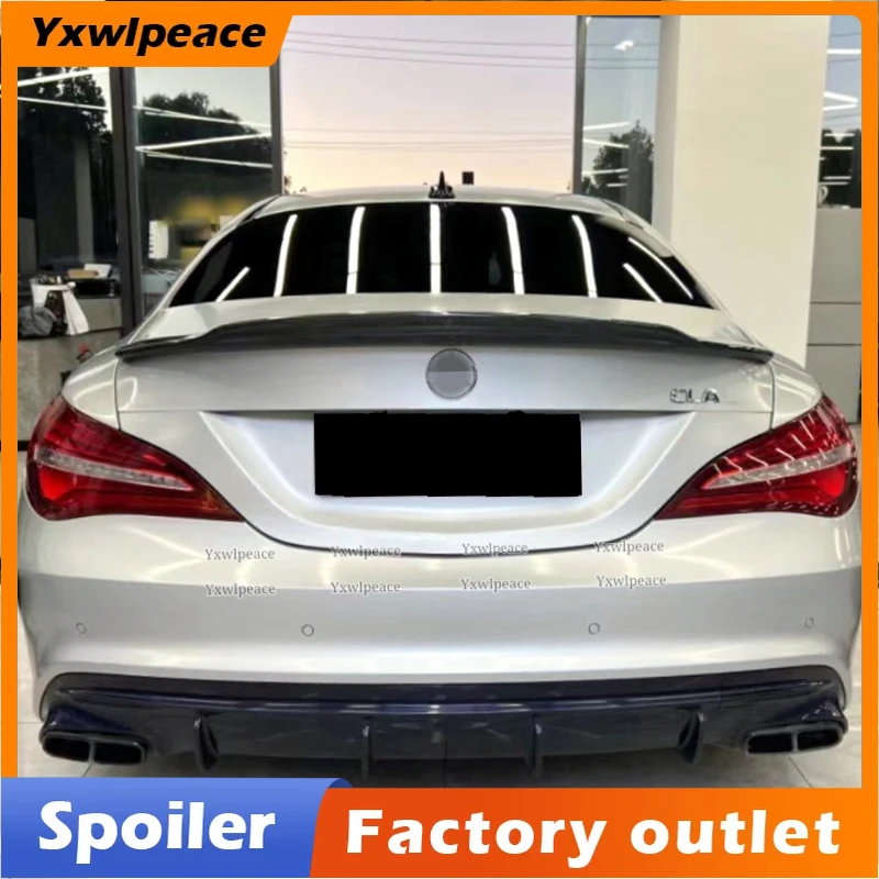 

PSM Style Carbon Fiber Rear Trunk Lip Wing Spoiler For Mercedes-Benz CLA W117 CLA180 CLA200 CLA250 CLA260 CLA45 2014-2019