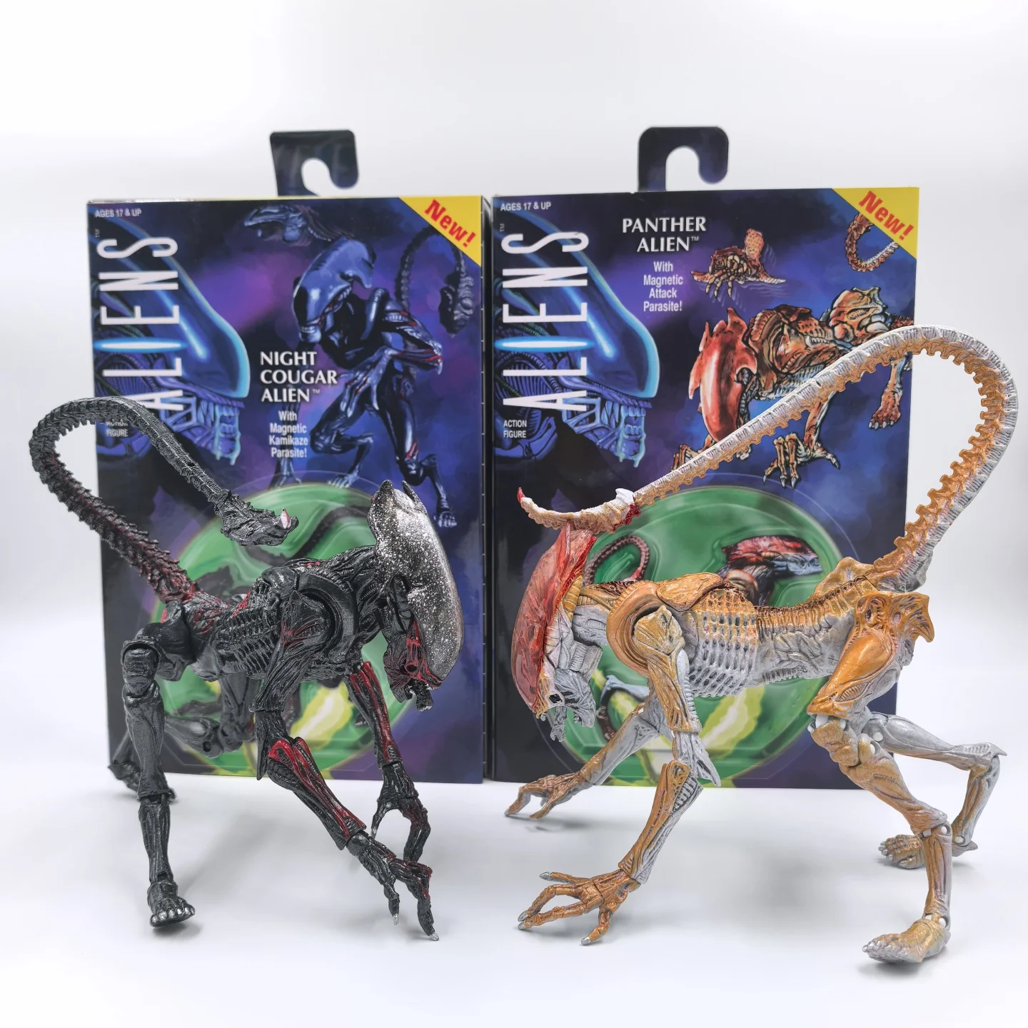 

20 см экшн-фигурка Tribute Panther Cougar Edition Alien Xenomorph Sci-Fi фильм ролевые фигурки игрушки для мальчиков коллекция украшений подарок