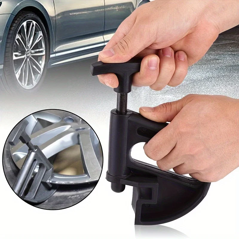 

1pc Tire Changer, Nylon Tire Bead Clamp Drop Center Tool, Universal Rim Pry Tire Changer Wheel Changing Helper