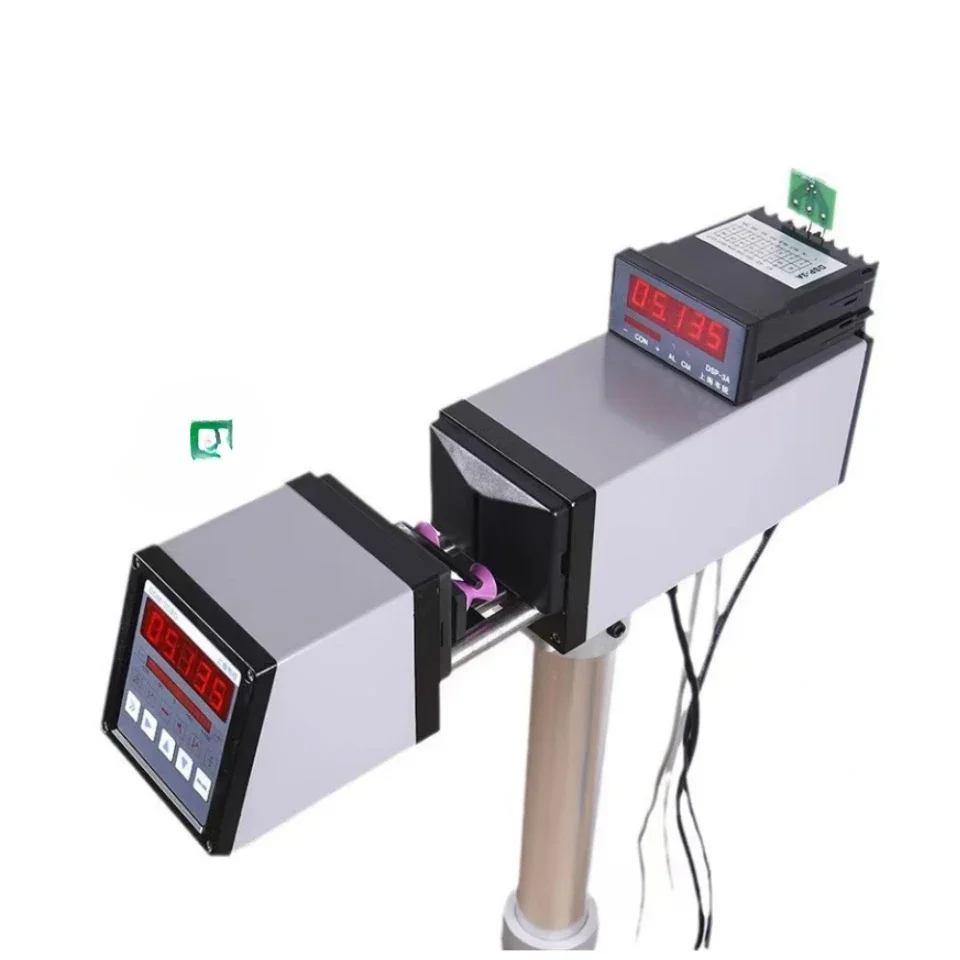 High-precision wire and cable diameter measurement tool and measured laser devices