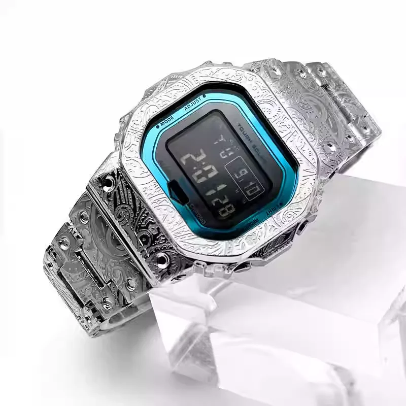 DW5600 5610 メタルケースストラップ カシオ G-SHOCK DW-5600 GW-M5610