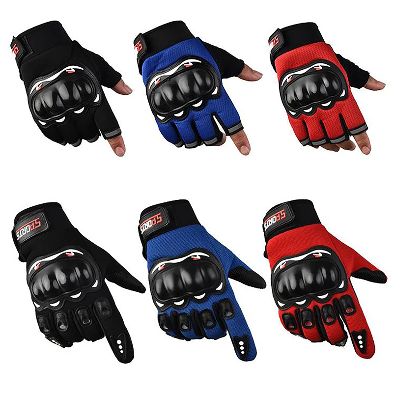 Motorcycle Gloves Outdoor Sports Breathable Non-slip Long Finger Half Finger Touch Screen Protective Riding Gloves