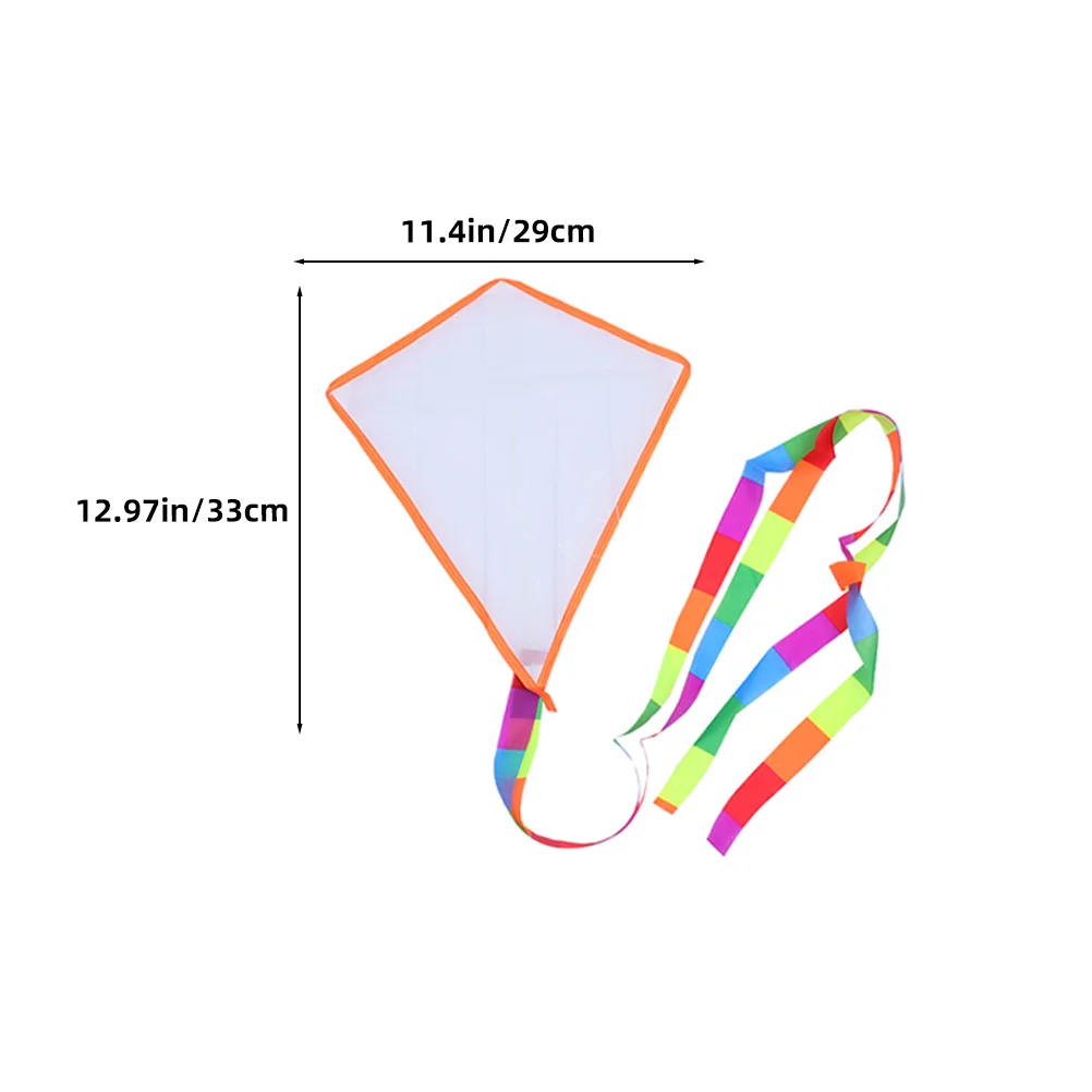 DIY Kite Blank Coloring Interactieve tekening Draagbare Kids Art Kit Fly Steady in Sky Kites voor peuters Kites Blank