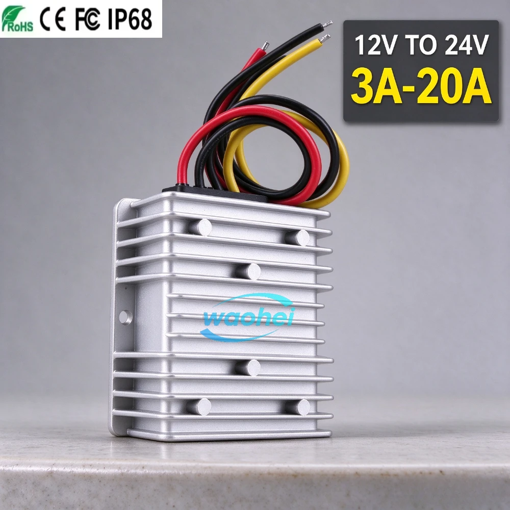12V To 24V 3A 5A 8A 10A 15A 20A DC DC Step Up Boost Power Converter Voltage Regulator 12 Volts To 24 Volts Boost Module Car CE
