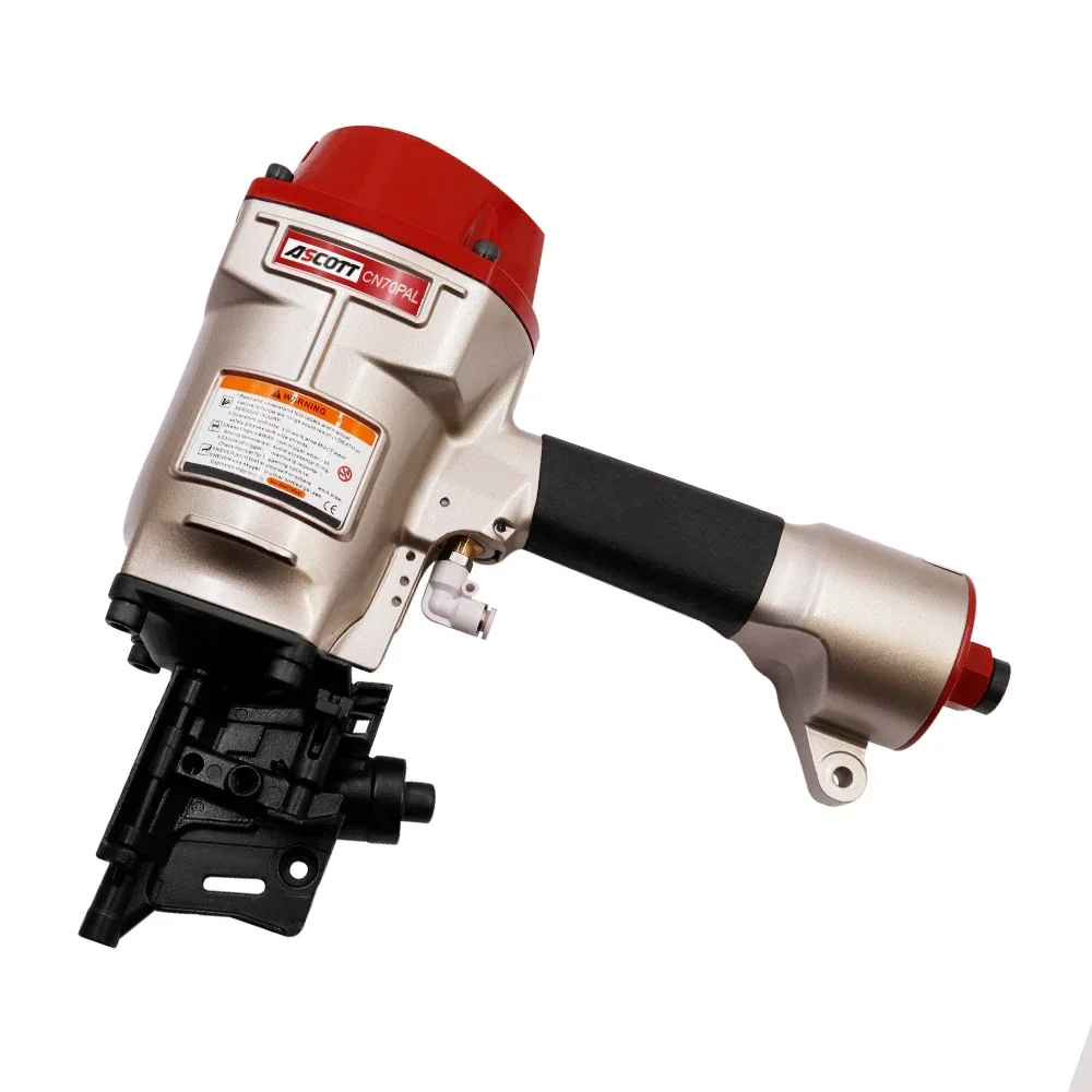Cn70pal industrial pneumático bobina nailer gatilho automático movido a ar com alto valor para máquina de paletes automática prego