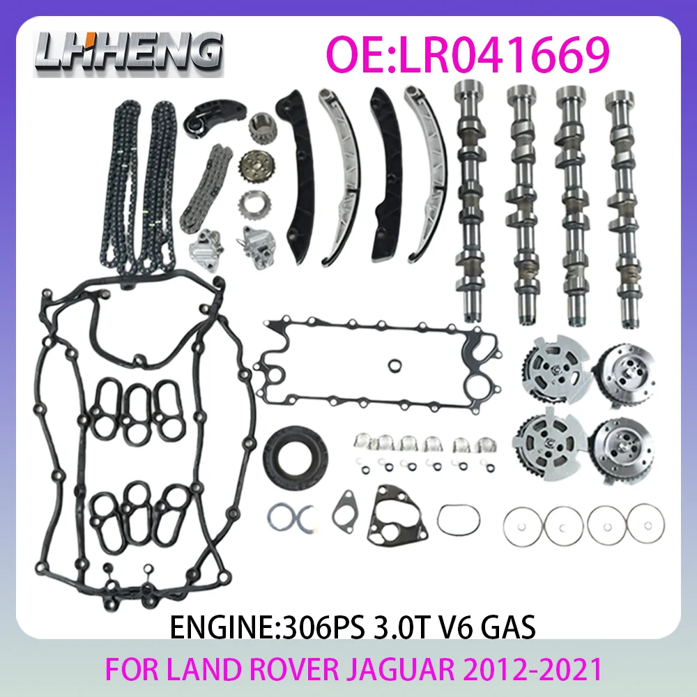

306PS Engine overhaul and rebuild kit For LAND ROVER DISCOVERY RANGE ROVER JAGUAR XE XF XJ 3.0L 3.0 L T V6 GAS 12-21 LR041669