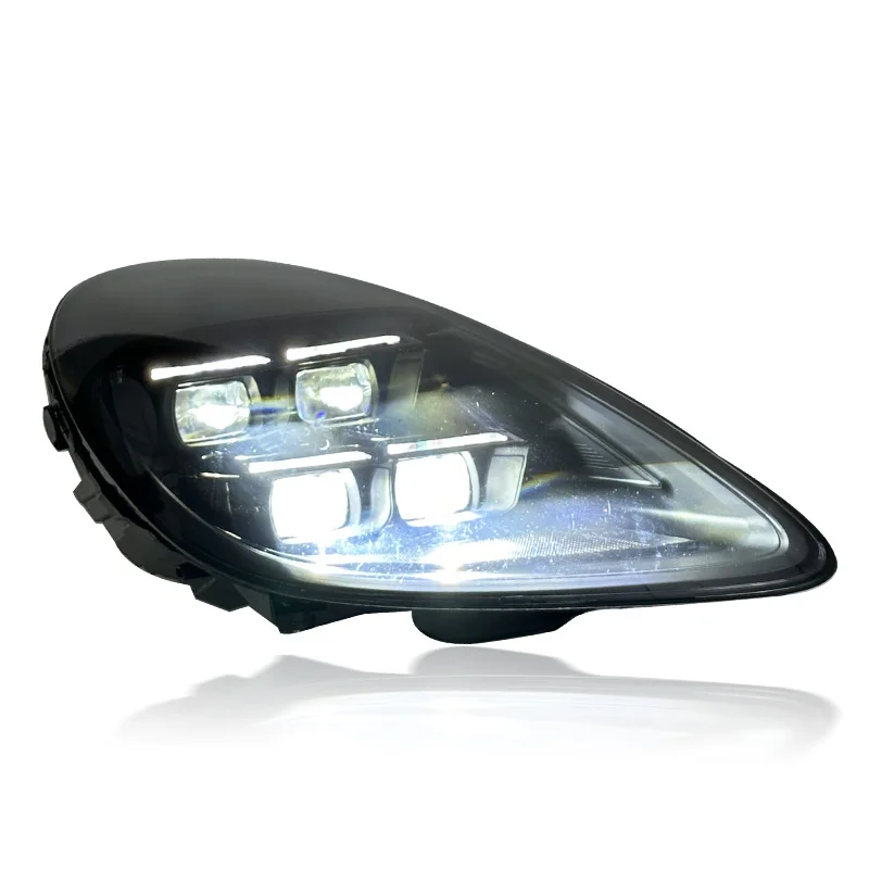 SJC per Porsche Cayman Boxster 718 Gruppo faro 2016-2023 Modificato LED Matrix 2024 Stile 982 982C Faro anteriore per auto