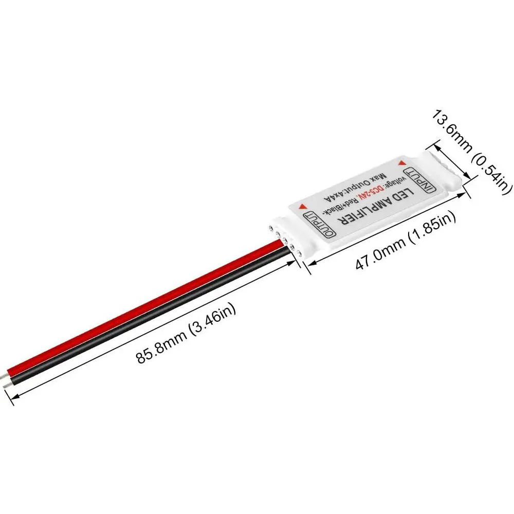 10PCS RGB RGBW Amplifier 12V 24V LED Strip Signal Extension Controller 4Pin 5Pin RGBWW Data Repeater 5PCS 1PCS