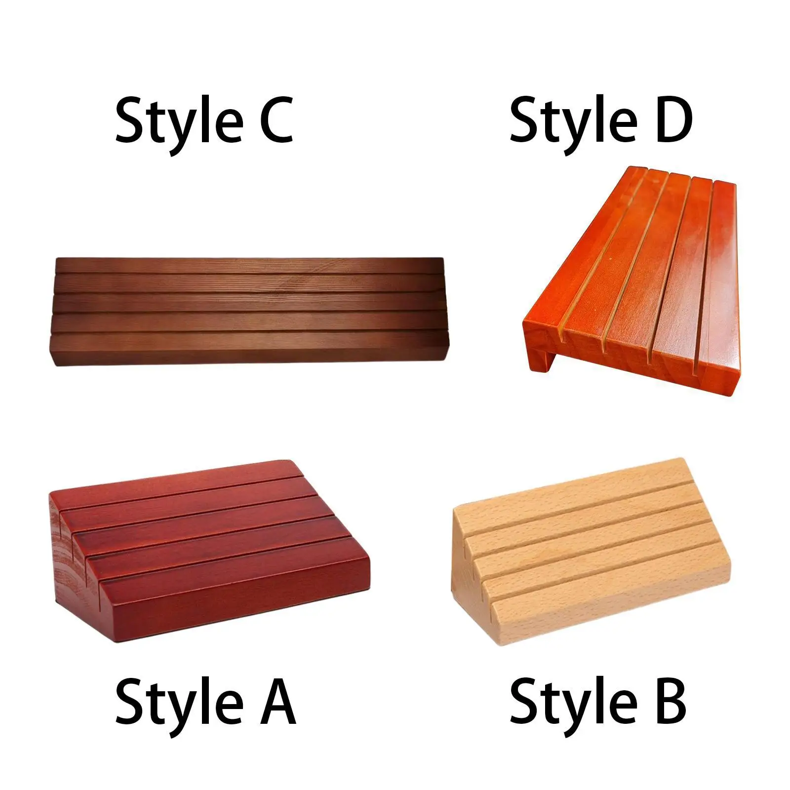 

Playing Card Holder Rack, Display Wooden Card Holder Organizer for Partie Game Nights