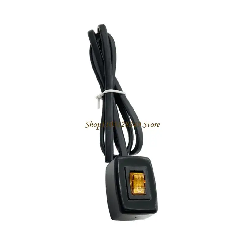 N5KD LED Backlit Motorcycle Toggle Switches Weather Resistant Plastic Quick Install