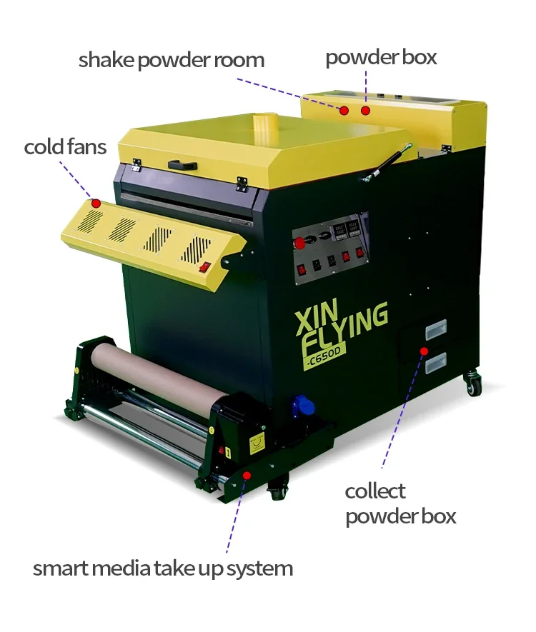 Free Delivery 24 Inch Automatic Small Size 60cm DTF Printer With Shaker And Dryer T-shirt Printing Machine DTF Printer