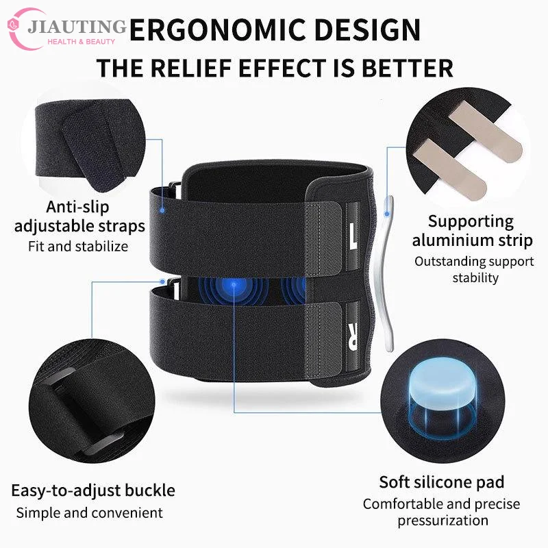 1PCS Sciatica Pain Relief Devices Adjustable Brace Sciatic Nerve Brace Dual Pressure Pads Targeted Compression