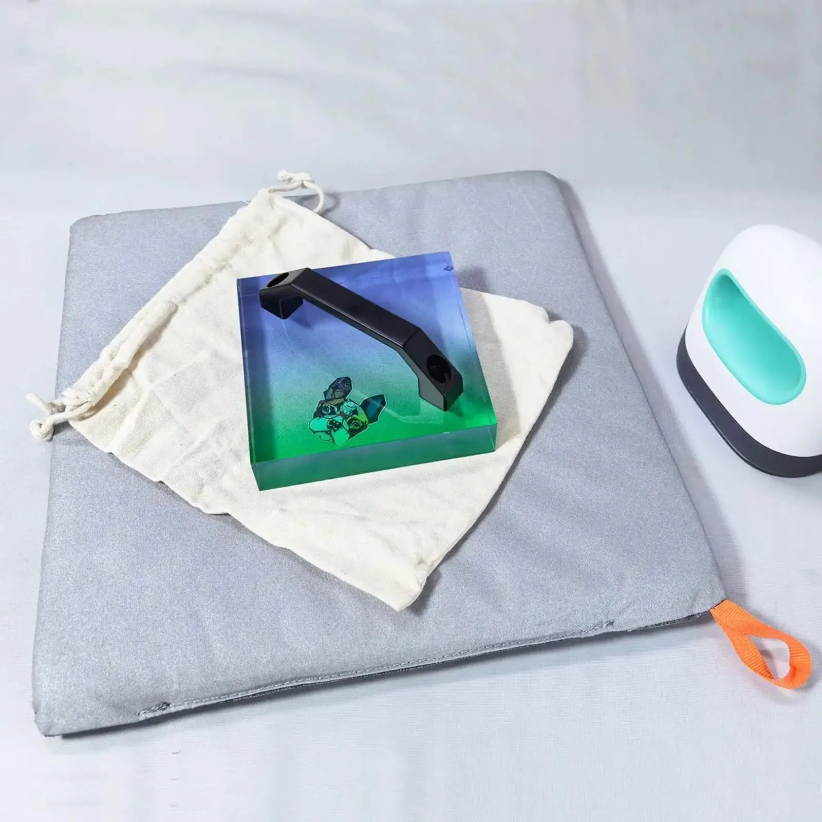 Cooling Block with Handle for Heat Transfer Paper Hot Press Projects T Shirt