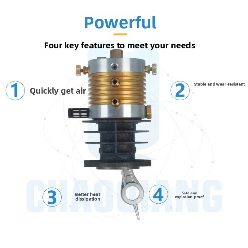 30MPA High Pressure Pump Head Single Cylinder Universal 8th Gen Explosion Proof