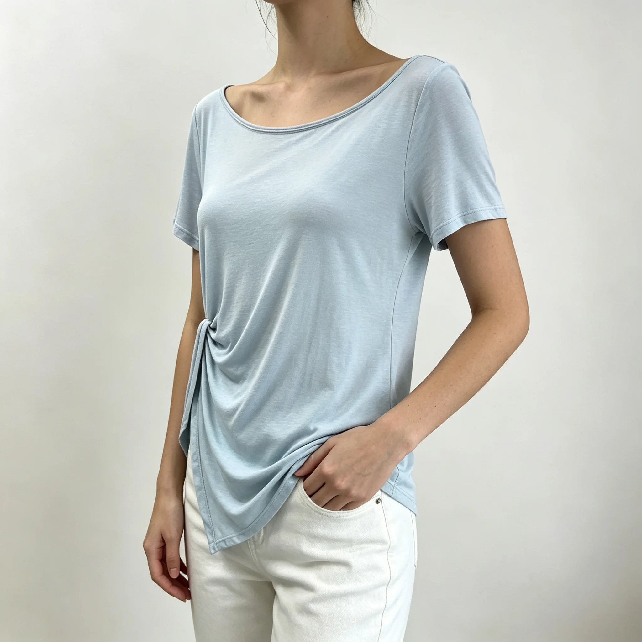 Training Yoga Tops, Women's Short-Sleeved Loose-Fitting Quick-Drying Casual Training Clothes