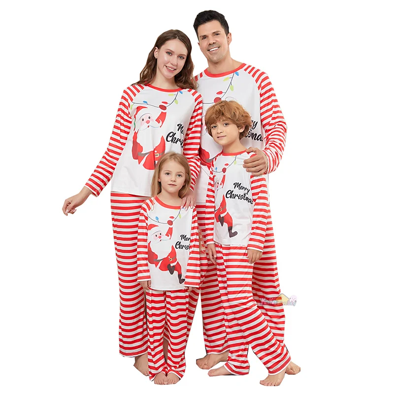 

Christmas Matching Family Pajamas Outfits 2025 Xmas Adult Kids Father Mother Clothes Sleepwear Baby Boy Girl Pyjamas Family Look