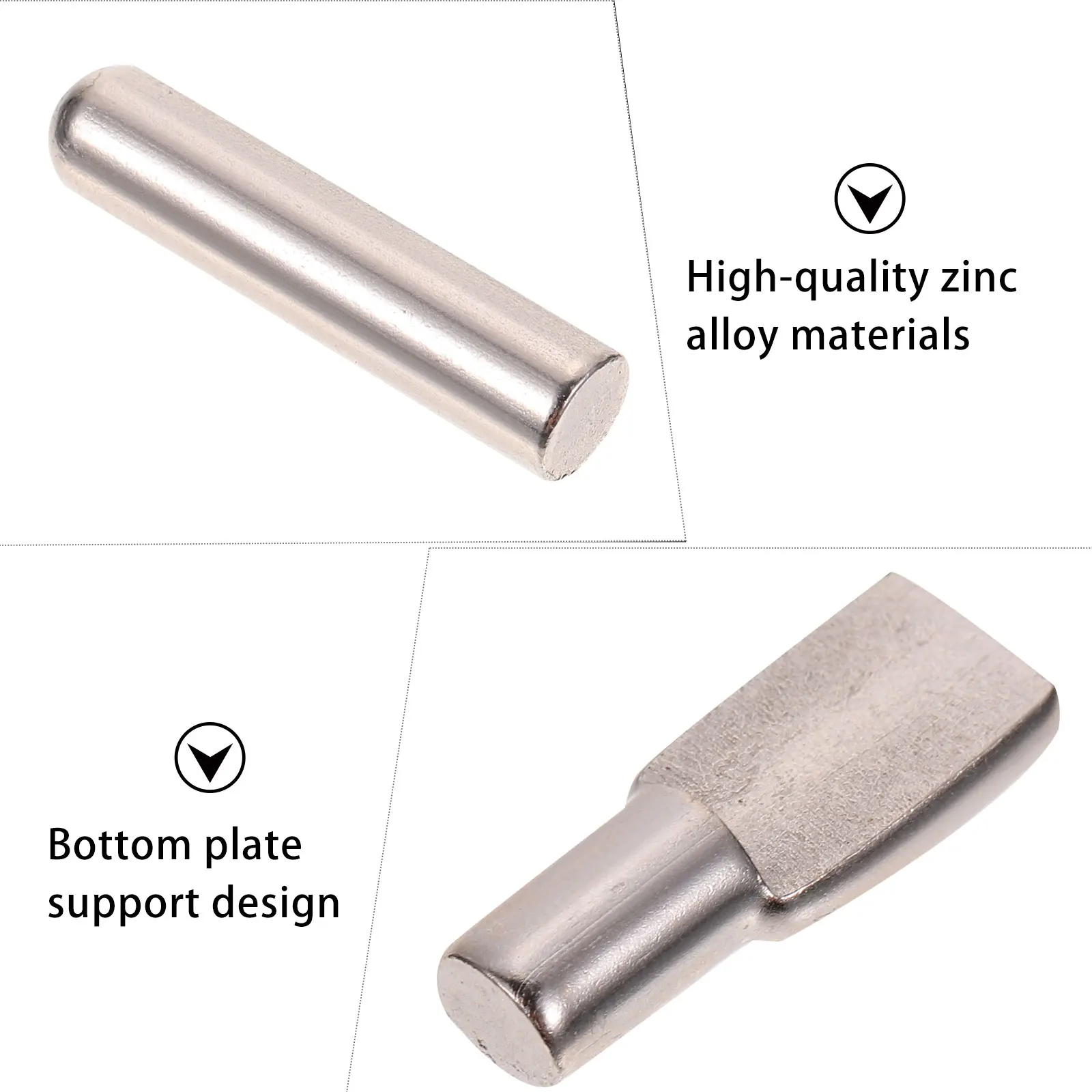 

100pcs Shelf Support Pins Adjustable Closet Shelf Fixing Pegs For Cabinet Wardrobe Bookcase Display Storage Furniture Fittings