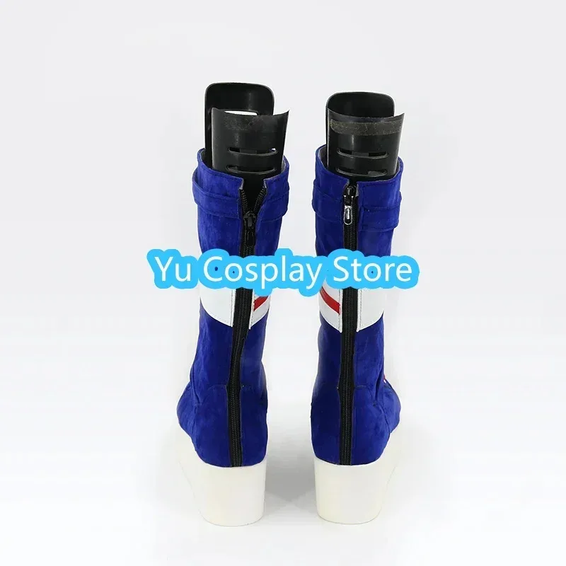 

Candy 2025Yu-Star Girl Обувь для косплея Обувь из искусственной кожи Хэллоуин Карнавальные сапоги на заказ