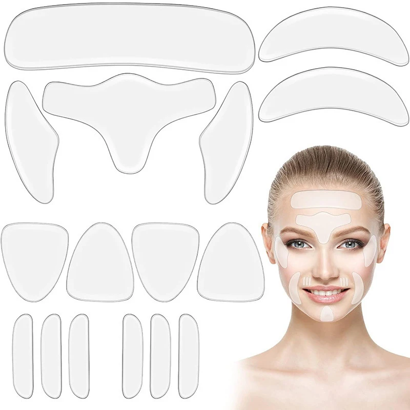 5/16 sztuk plastry wielokrotnego użytku podkładki przeciw рубaniu hydrokoloidowe usuwanie zmarszczek naklejka twarz czoło szyja naklejka na oko łatka do pielęgnacji skóry