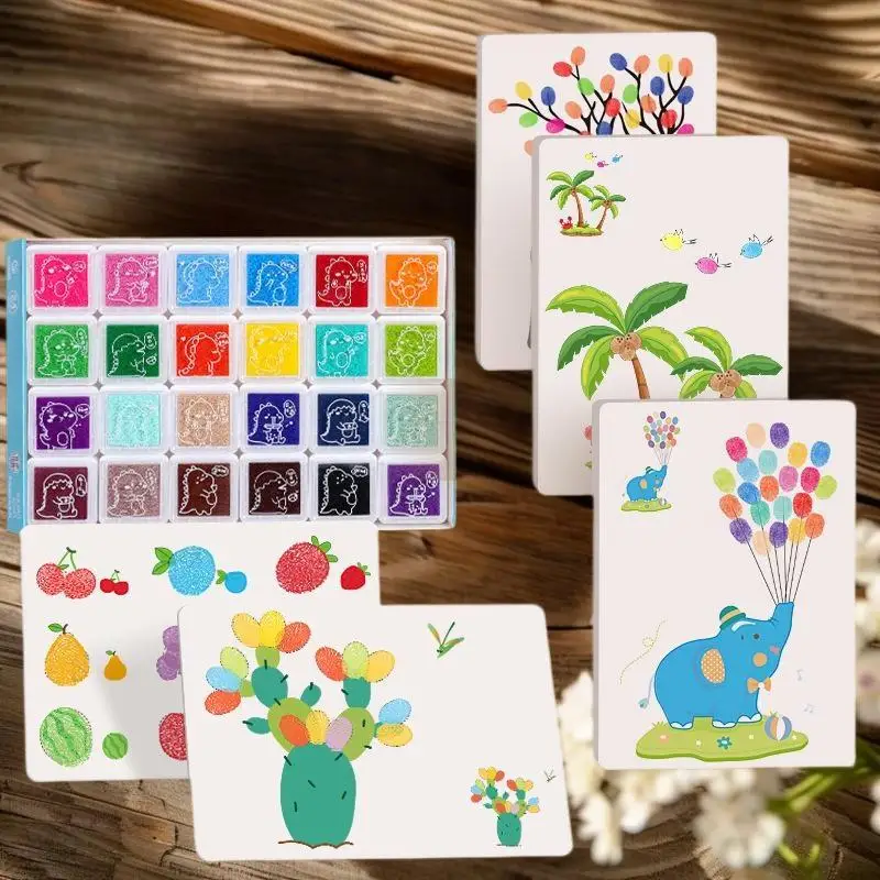 Kids Coloring Graffiti Doodle Set, DIY Finger Painting, Montessori Educational Playtime Gift