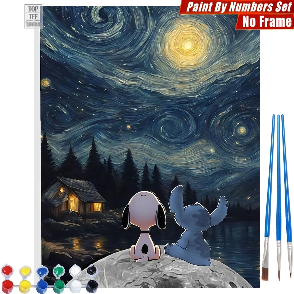 Snoopy Stitch Moon …