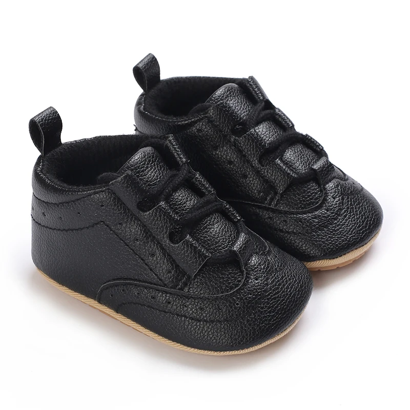 0-18M Neugeborene Baby Jungen Mokassinschuhe Mode Casual Sport Weiß Taufschuhe Weiche Sohle Erste-Schritt-Schuhe – Detail 20