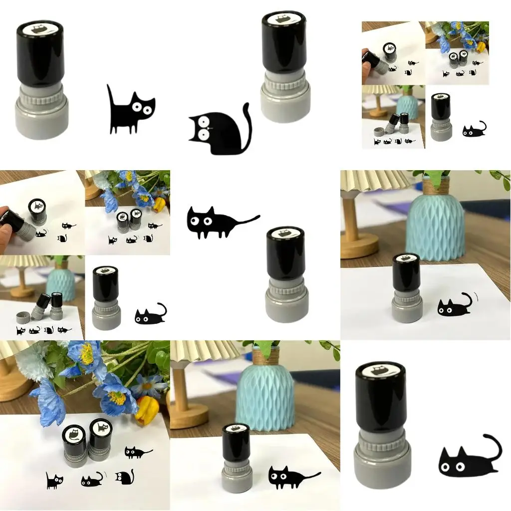 Animal Kitten Themed Stamp Scrapbooking Stamp for Card Making Journaling Photo Album Packaging School Art Craft Project