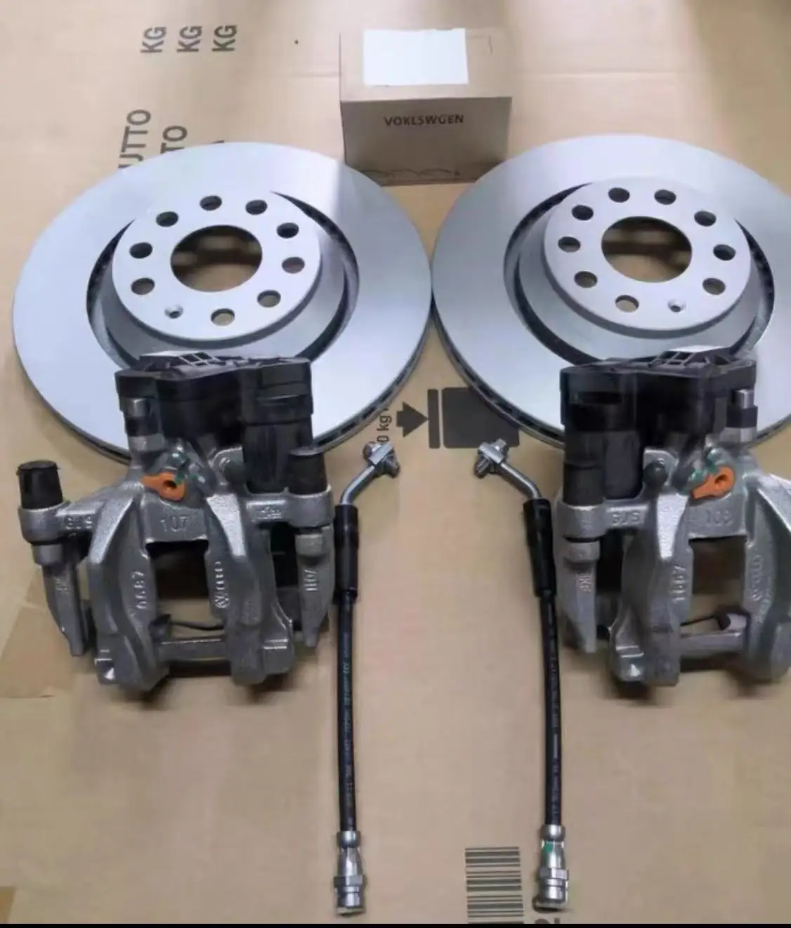 

Golf 7 B8 Tiguan Superb MQB Platform Rear Brake Caliper+310MM Ventilated Disc Car Brake Calipers
