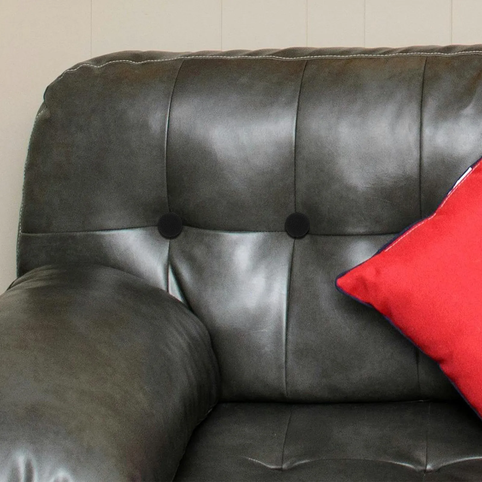 

30Pcs Black Fabric Covered Twist Pins Stainless Steel Upholstery Pins for Slipcovers Bed Skirts Furniture Anti Slip Fastening