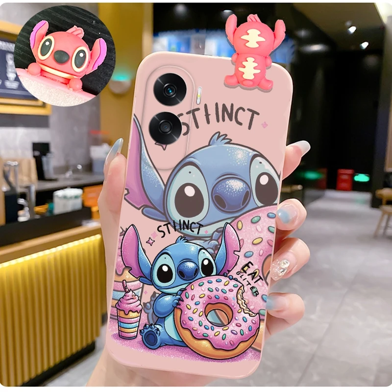 Stitch Doll Phone Case For Samsung Galaxy S23 S22 Ultra S21 S20 Plus S10 FE A53 A32 A52 A33 Note 20 Ultra 10 Lite Soft Cover