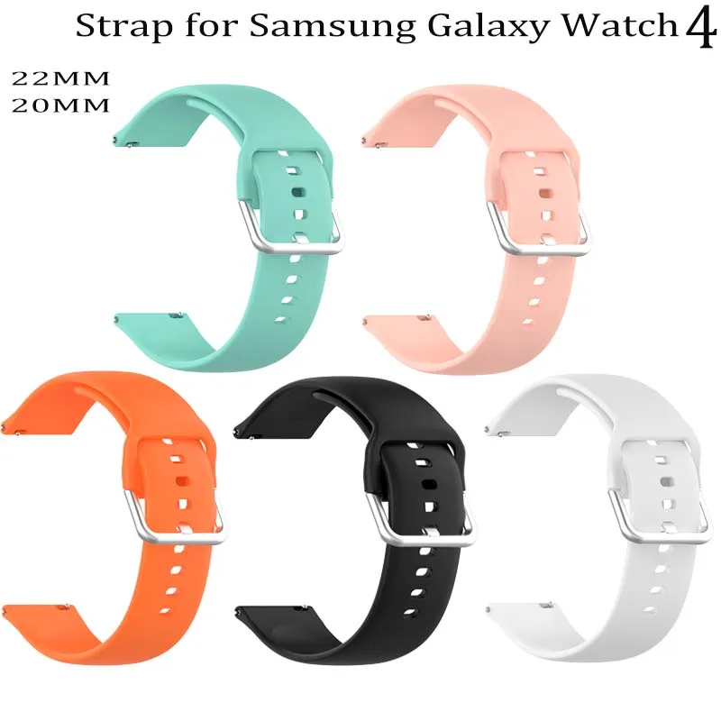 22mm 20mm Strap for Samsung Galaxy Watch 5/5 pro/4 44mm 40mm Active 2 Band Gear 3 Sport Bracelet Samsung Galaxy Watch4 46mm 42mm