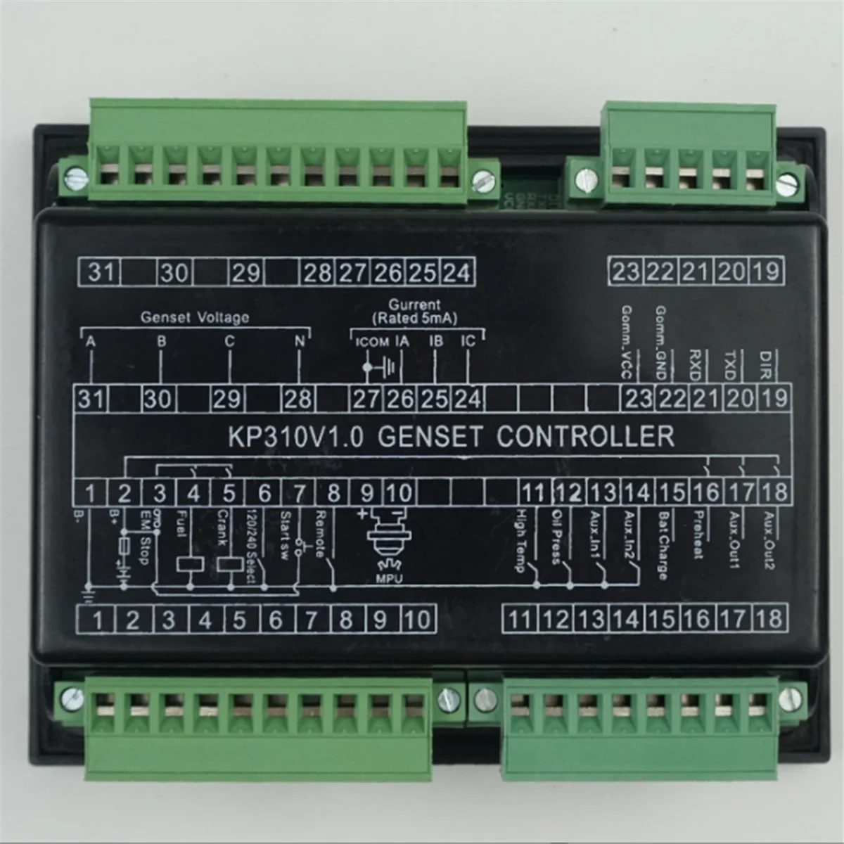 RA-KP310V1.0 KP310 V1.0 Diesels Generator Module Remote Sart and Stop Control Genset LED Digit Display