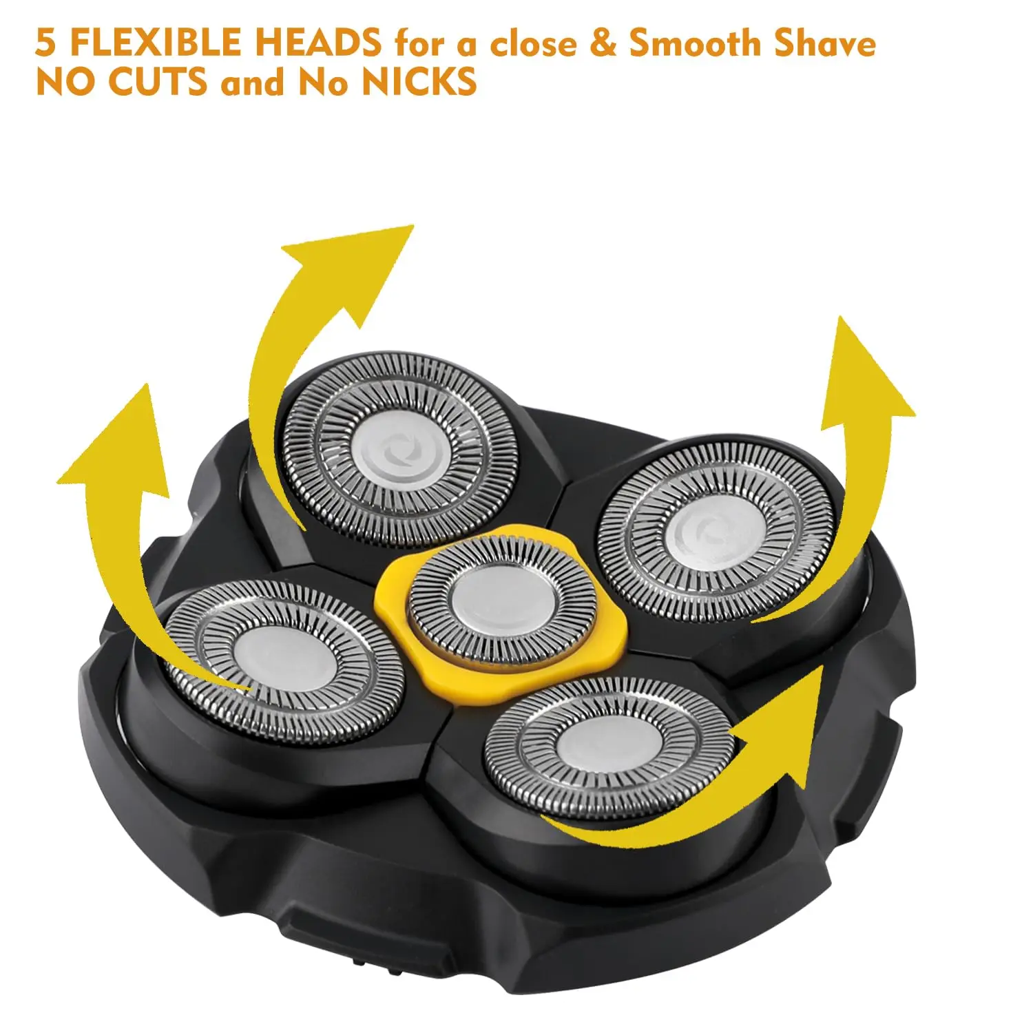 Head Shaver Replacement Heads Compatible with Microtouch Titanium Head Shaver Replacement Blades