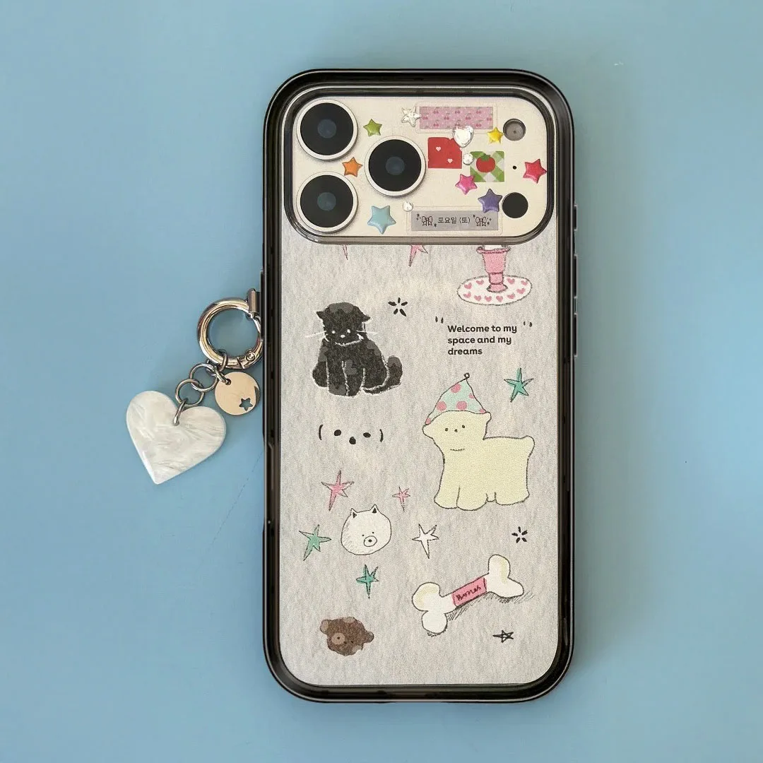

Cat Dog Shoe Magnetic Phone Cover for IPhone 12 13 14 15 16 17 Pro Max Case for IPhone 17 Air
