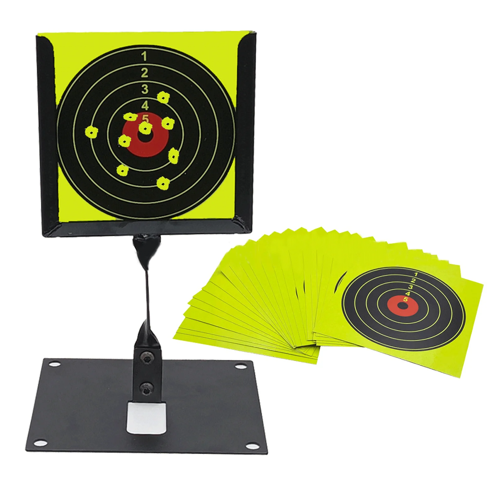 Special Pie 14*14cm Universal Multi-Purpose Target Paper Shooting Stand With Base