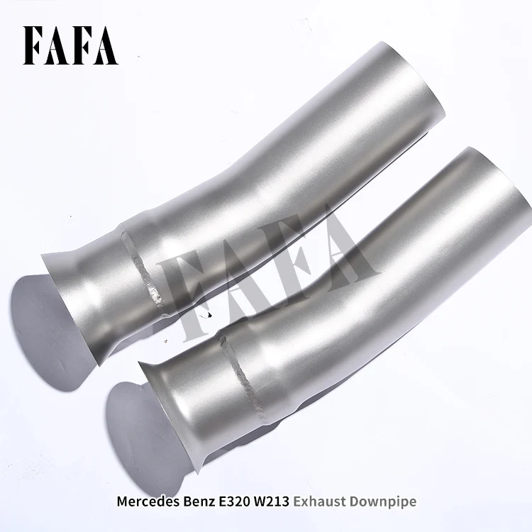 For -E320 W213 Exhaust System Middle and Tail Section High Performance Electric Valve Exhaust Pipe Muffler Exhaust view 5