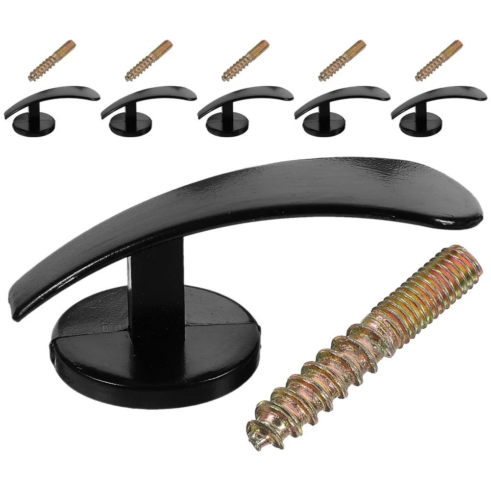 

6Pcs Wall Mounted Curtain Holdbacks Zinc Alloy Hooks for Drapery Tiebacks Home Office Bedroom Window Curtain Tiebacks