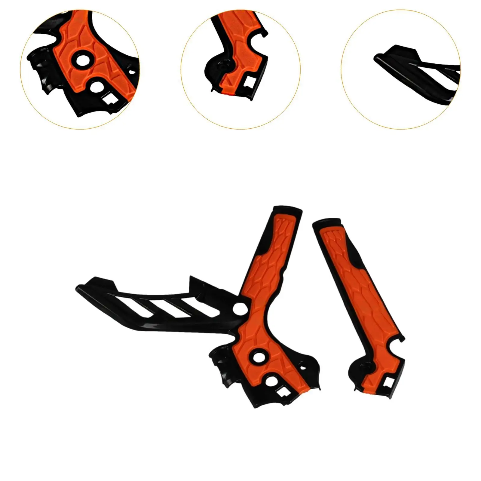 Picture 6: Motorcycle Frame Guards Motocross Accessory Premium Plastic Hard Shell Wear Resistant Sleek Design Easy to Install for Ktm