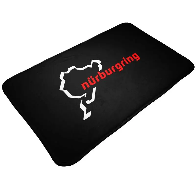 Nurburgring Course Racing Track Logo Mat Rug Carpet Tapis Toilet Household Super Soft Bath Floor Mat