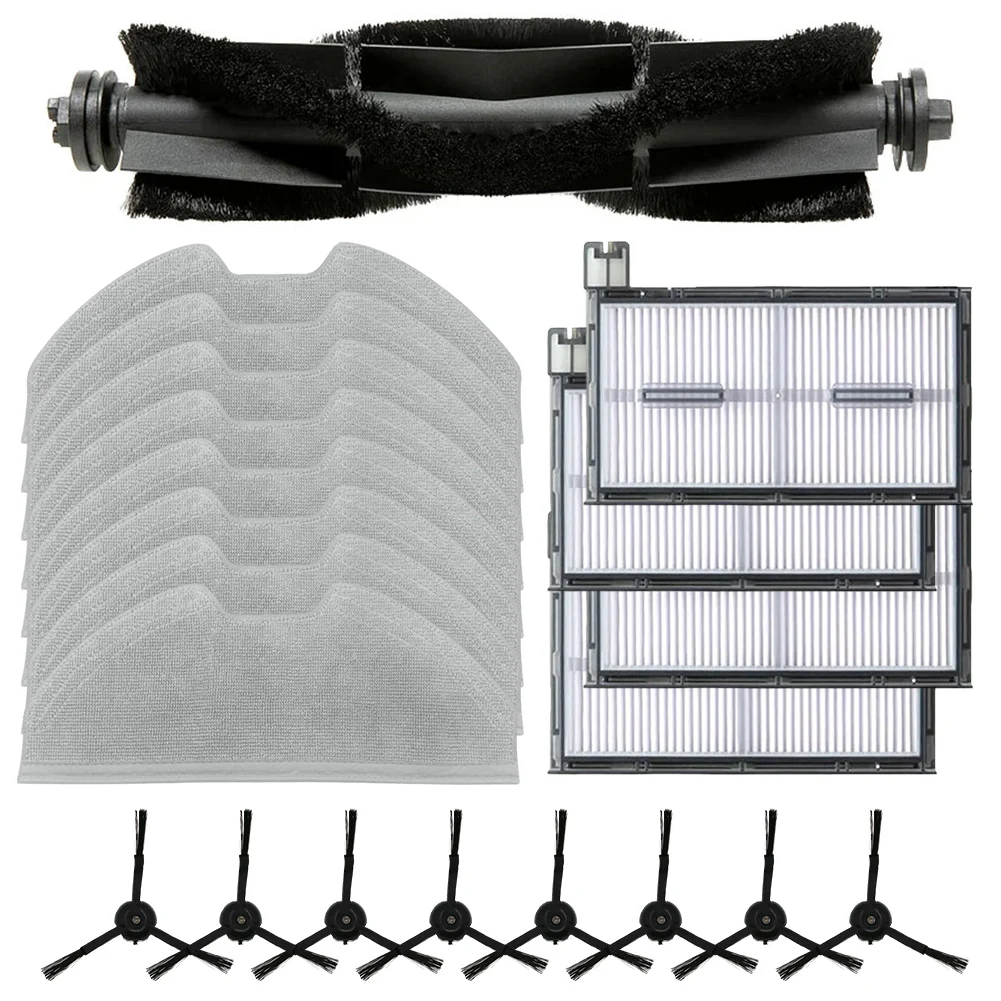 

Набор для швабры и пылесоса, основная и боковая щетки, фильтр, тряпочка, для X8 Pro Series X8 Pro SES, запчасти для пылесоса, уборочная машина, набор аксессуаров