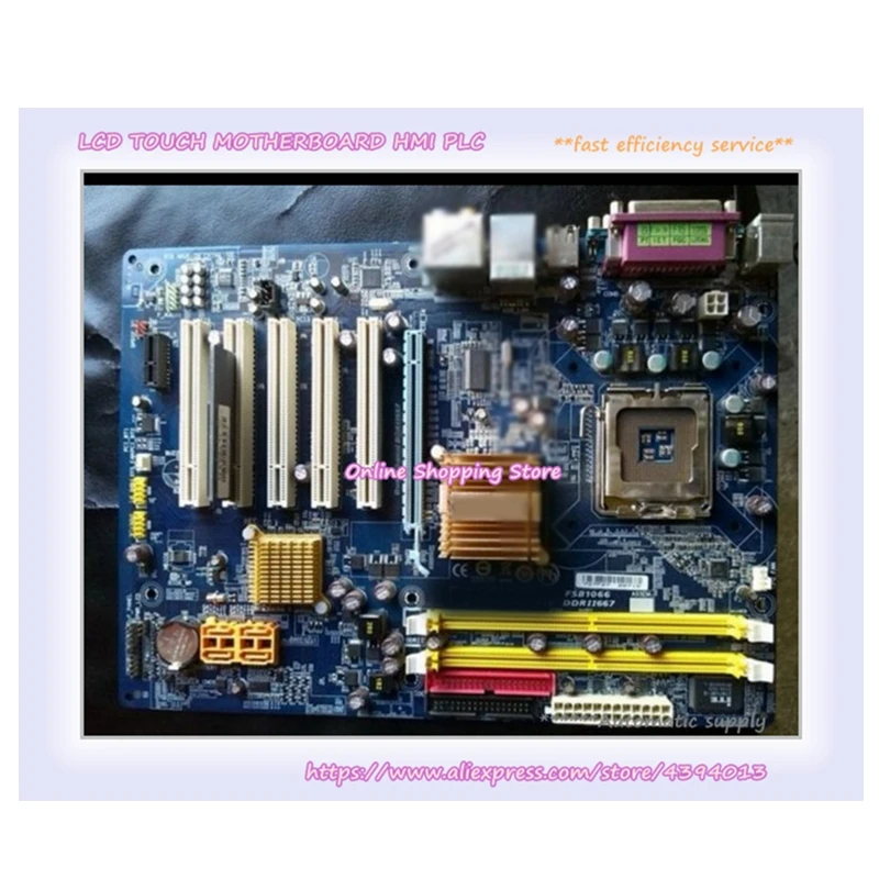 para ga 945pl s3e 945pl cinco slots pci monitoramento controle industrial testado 01