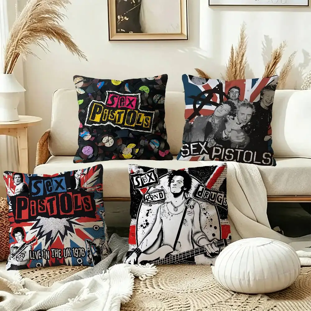 Rock Band S-Sex P-Pistols Lucky Dragon pillow cover sofa cushion cover home room decoration children gift