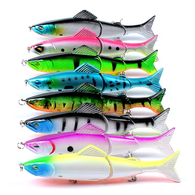 1Pcs Multi Jointed Swim Baits Wobblers Fishing Lures Crank Bait Fishing Bait Suit Segment Hard Artificial Bait Sinking