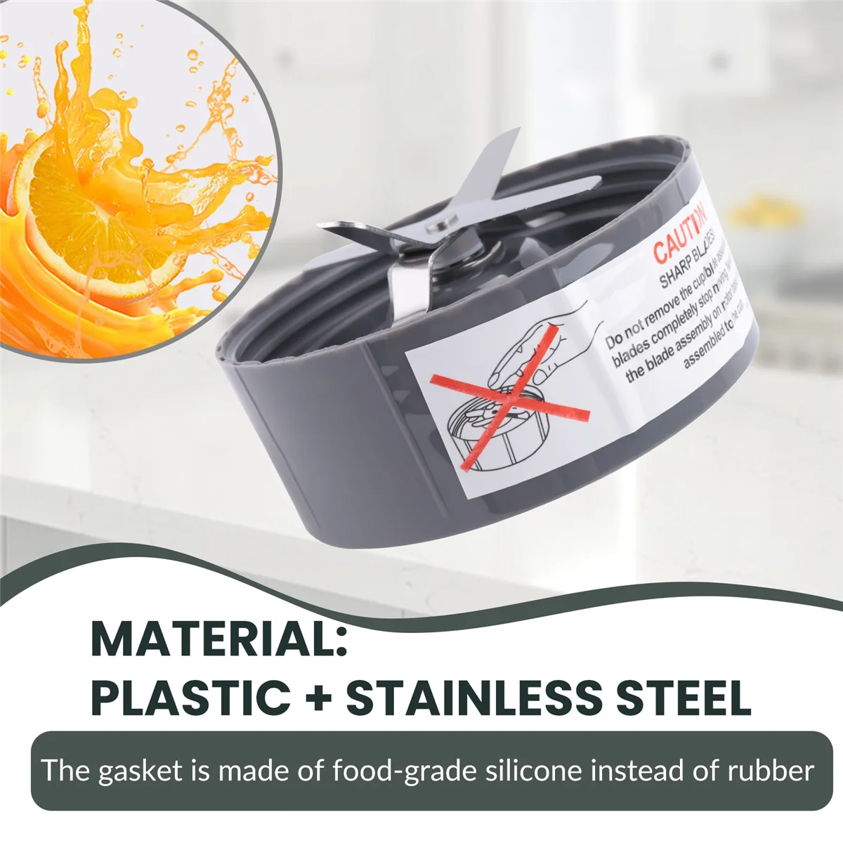 A01M Części zamienne do blendera Ostrze krzyżowe do blendera Nutribullet 600W/900W Wymienne ostrze ekstraktora