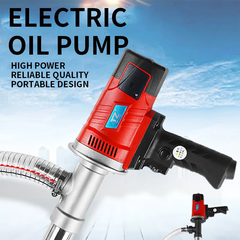 TZ-2 Portable Electric Oil Pump 2300W Oil Drum Pump Diesel Pump Oil Pump Oil Pump Refueling Pump Wine Pump